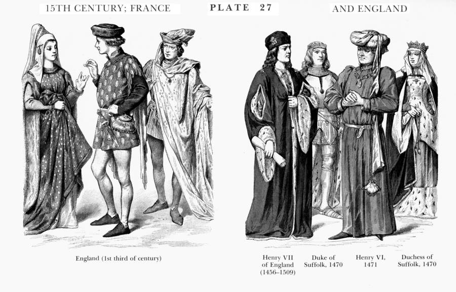 Planche 27b XVe Siecle - France et Angleterre - 15Th Century - France and England.jpg